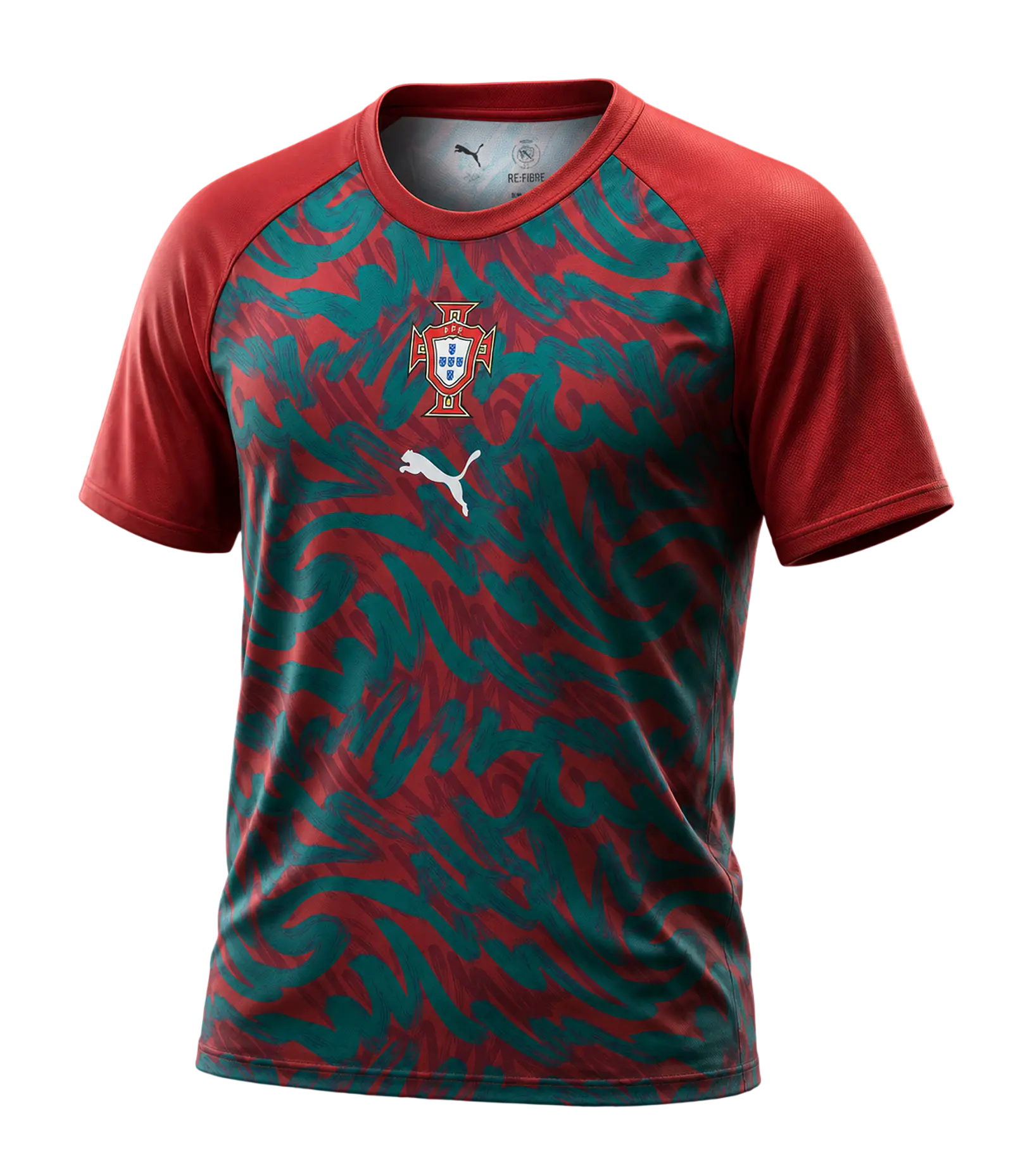 Portugal - Camisola Principal de Aquecimento / Pré-jogo 2026