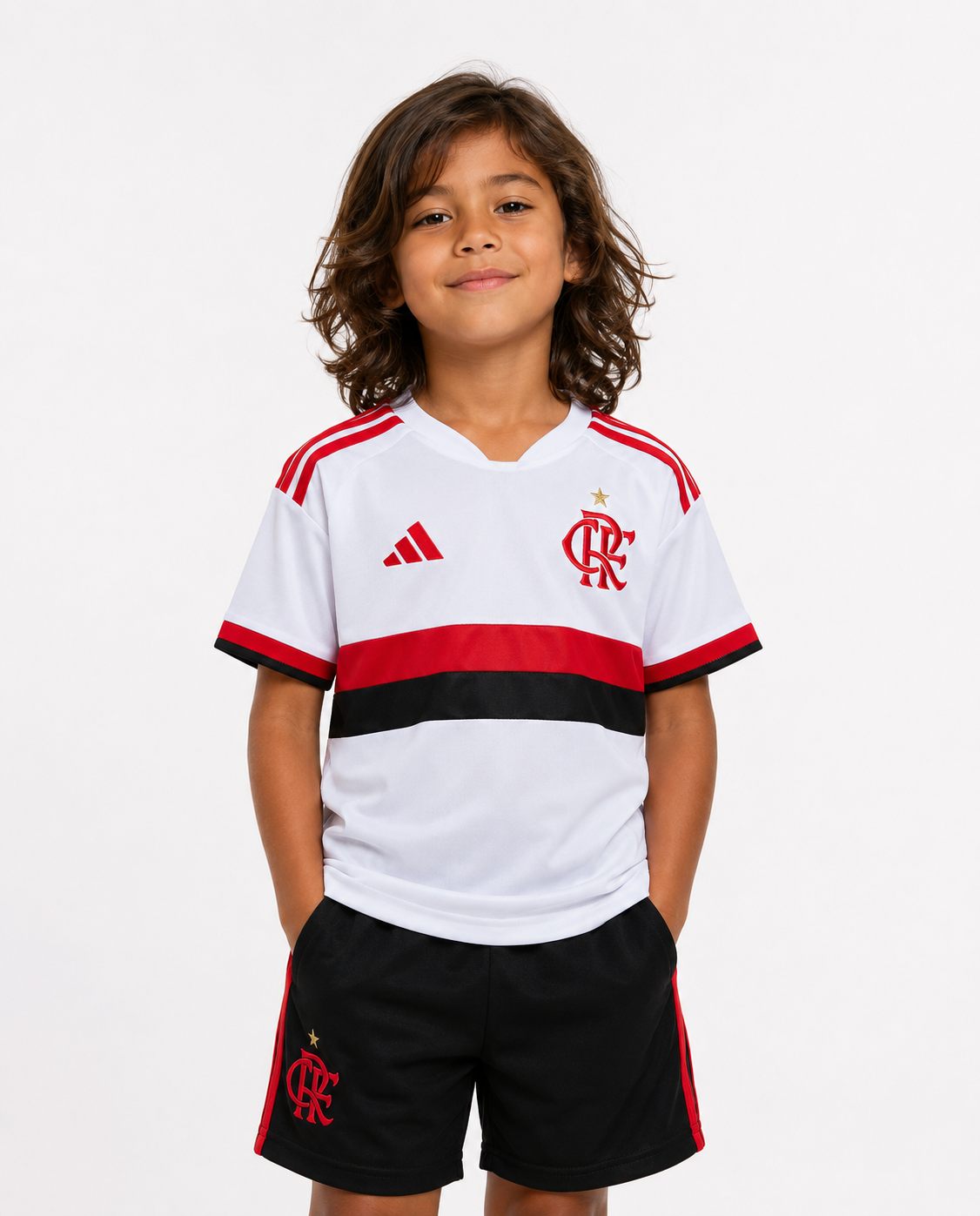 Conjunto Flamengo Alternativo Equipamento 26/27 Criança