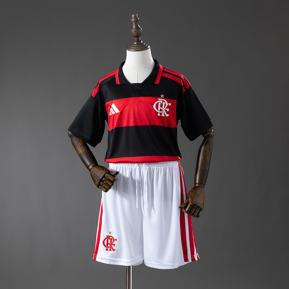 Conjunto Flamengo Primeiro Equipamento 26/27 Criança