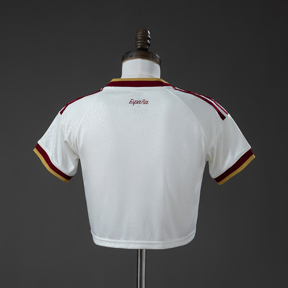 Camisola Alternativo Espanha 2026 - Croptop Feminino